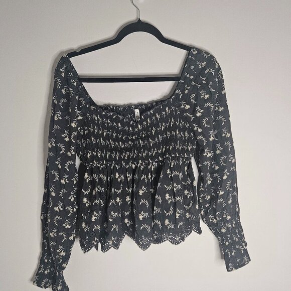 American Eagle Long Sleeve Blouse Medium - Picture 4 of 9